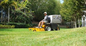 ride-on-mowing service